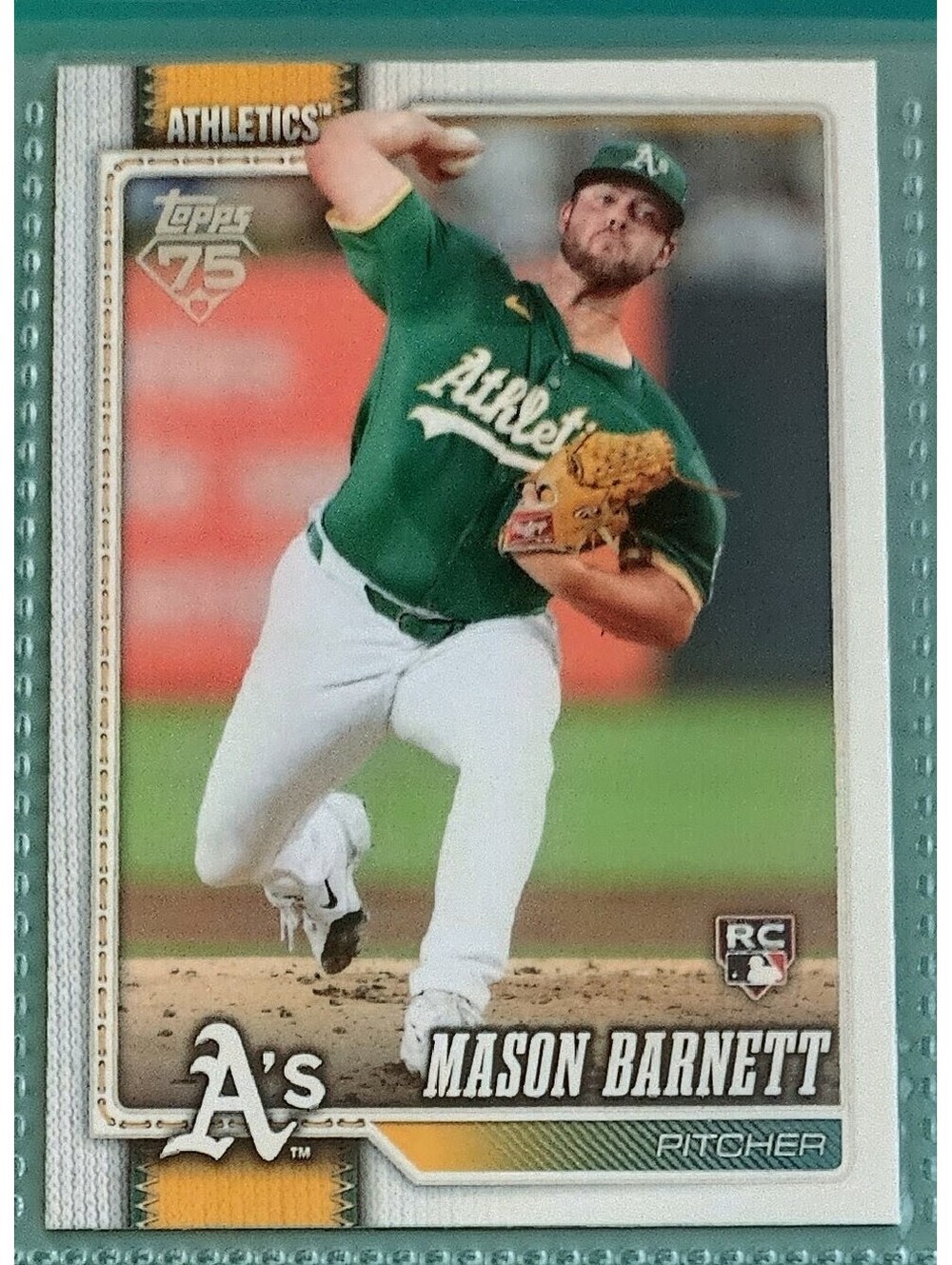 Mason Barnett 2026 Topps Series 1 Rookie Card RC #273 Athletics